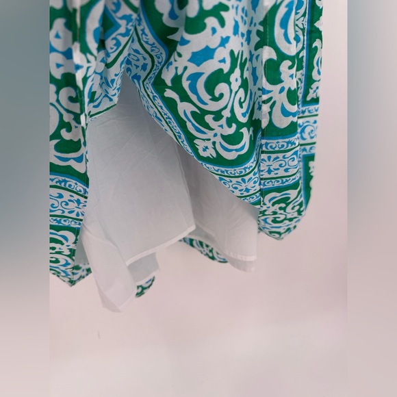 TALBOTS HALTER MAXI DRESS - MEDALLION TILES - Beach Vacation Summer Dress - Picture 9 of 10